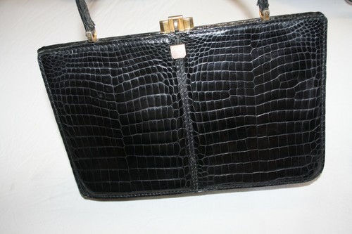 Sac main style croco - croco, cuir