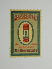 Vignette Additif Café Kaiser Otto Kaffeezusatz Joh. Gottl. Hauswaldt Magdeburg