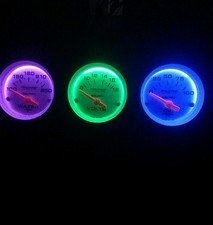 Autometer Jauge LED Ampoule -rouge, Vert, Bleu, Blanc, Rose, Ambré