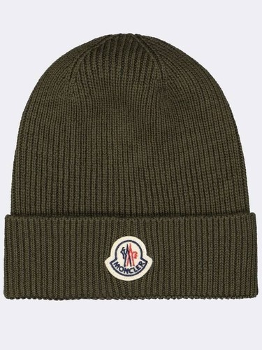 Moncler bonnet laine avec - laine,