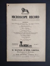 Watson's Microscope Record