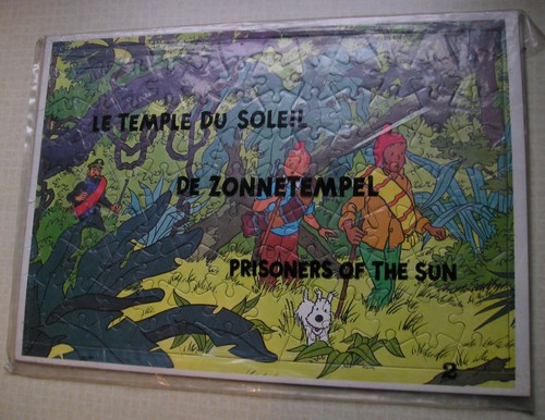 Tintin rare puzzle plat - rare,