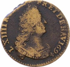 O2844 Liard de France Louis XIV 1694 A Paris ->Make offer