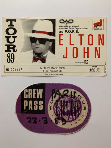 Ticket concert elton john - concert,