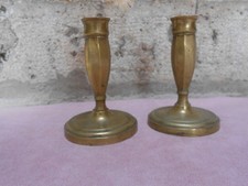 Paire de Bougeoirs Anciens en