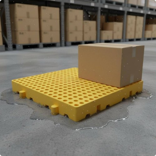 Palette plastique ajourée - plastique,