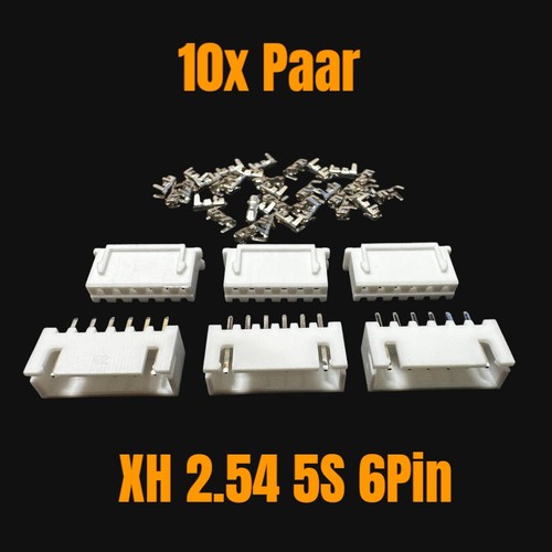 Paires 6pin xh - 6pin, 2.5mm
