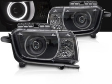 Paire de feux phares Chevrolet Camaro de 2009 a 2013 Angel eyes Noir - 41293728