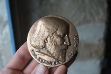 Médaille Paul Sérusier René Andrei Chateauneuf Du Faou Diamètre : 6,8cm
