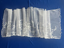 accessoire, écharpe de costume ancien/broderie Beauvais: 140X30 cm (réf :G93)