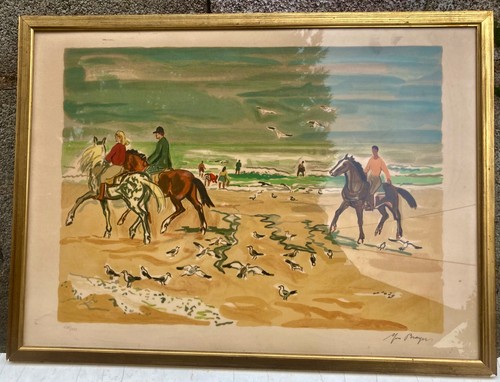 Yves brayer lithographie - brayer,