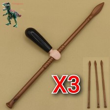 X3 Playmobil lance bronze