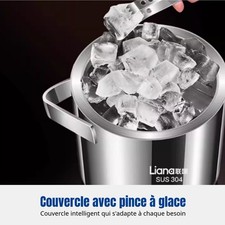 Seau à glace inox 304, grande