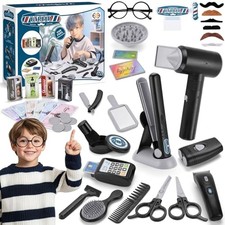 Kit de Coiffure pour Enfants,Jouets de Salon de Coiffure,Mode Jouets de Salon...