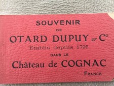 DEP 16 ANCIEN CARNET DE 10 CPA COMPLET OTARD DUPUY COGNAC