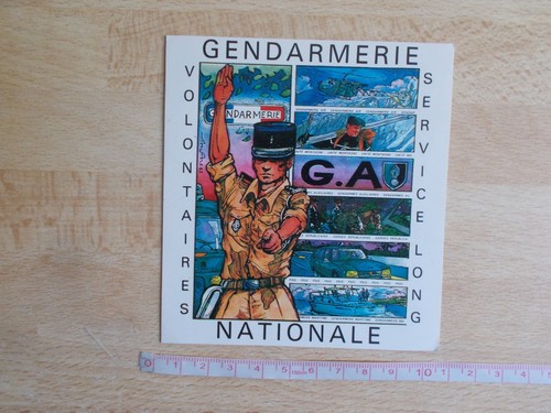 Autocollant gendarmerie - autocollant,