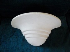 Grande applique murale art déco en plâtre ancienne