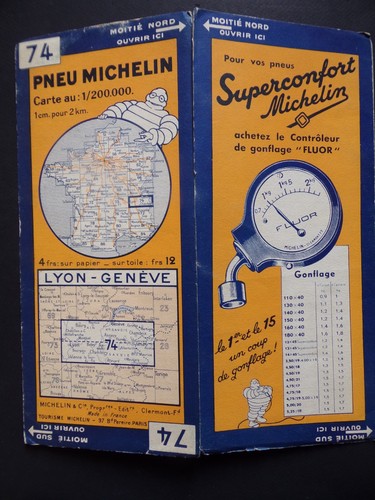 Carte michelin lyon - carte,