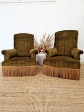 Chaises anciennes style Napoléon français X2