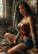 Guerrière en armure rouge –