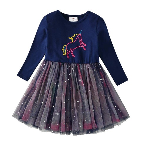 Filles robes licorne robe - filles,