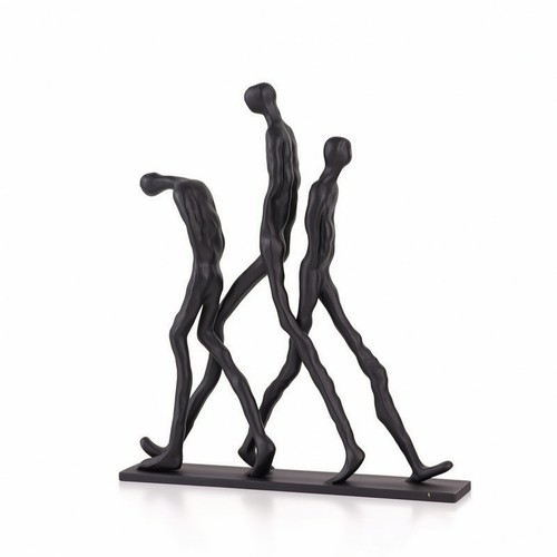 Sculpture métal noir - sculpture, en