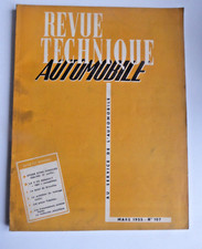RTA Revue technique automobile DYNA PANHARD 2EME PARTIE  / 4 CV RENAULT 1063