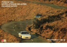 publicité Advertising 0621 1984  Porshe 944 & Shell  ne rien attendre des autres