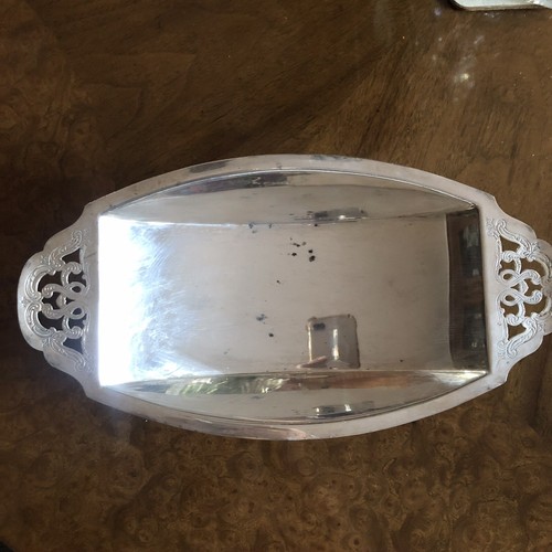 Small vintage oval silver - vintage,