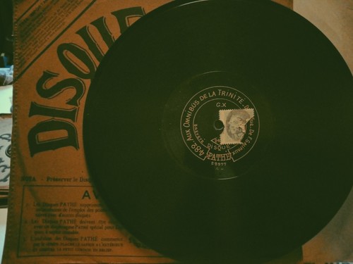 Disque pathé gramophone - pathé, gramophone 