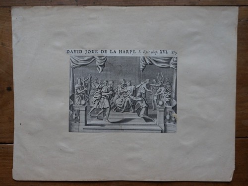Gravure originale bible - gravure,