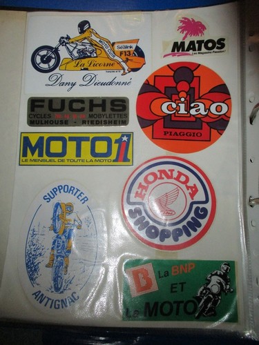 Autocollants moto ciao - 8,