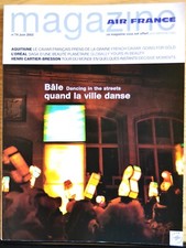 Revue Air France Magazine "Bâle quand la ville s'éveille". N°74 / Juin 2003.