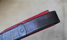 MONTBLANC ROUGE & NOIR - MAGINIFIQUE ETUI A STYLOS EN CUIR - MODELE UNE PLACE