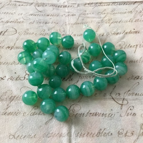 Lot perles anciennes en - lot,