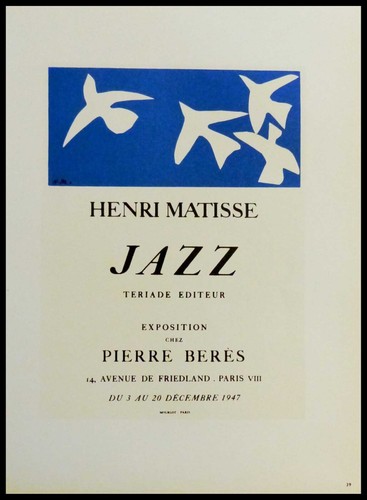 Henri matisse jazz tériade - jazz,