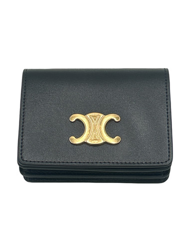 Celine triomphe trifold wallet - triomphe,