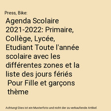 Agenda scolaire 2021 2022 - agenda, 2021-2022