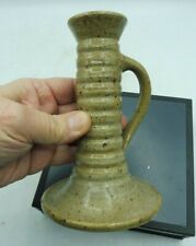 BOUGEOIR EN GRES  signé JEAN TALBOT - LA BORNE CHER  