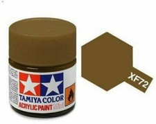 TAMIYA Pot de peinture Acrylique 10ml XF-72 Marron Brun JGSDF Matt Brown Neuf