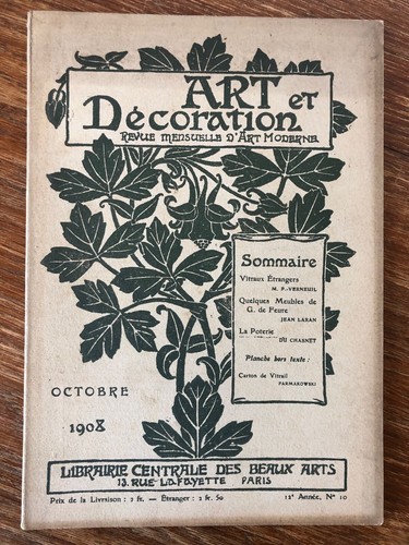 Revue art decoration oct - art, et