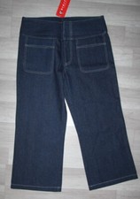 NIKITA -Jeans Pantacourt Bleu