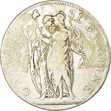 [#657789] Coin, ITALIAN STATES, PIEDMONT REPUBLIC, 5 Francs, 1801, Turin, F