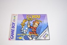 Notice Game Boy Color Spirou