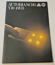 Brochure de Vente  AUTOBIANCHI Y10 4WD - Novembre 1987 - Bel Etat.