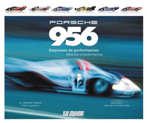 Livre porsche 956 esquisses - porsche,