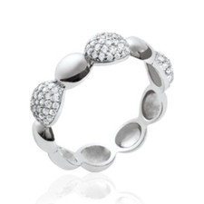 Alliance fiançailles sertie