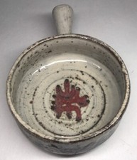 Rare Caquelon Gustave Reynaud Le Mûrier Vallauris Vintage H 5 L 17 l 12,5 Cm