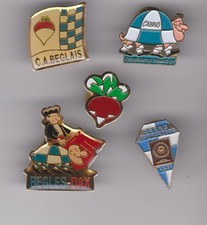 Lot de 5 pin's Rugby - UBB - Union Bègles Bordeaux