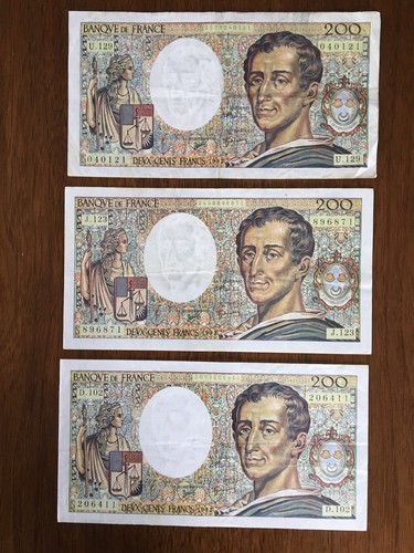 200 montesquieu french - 200, f